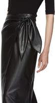 Thumbnail for your product : Nanushka Black Vegan Leather Amas Sarong Skirt