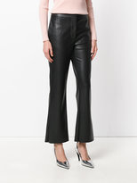 Thumbnail for your product : Cédric Charlier flared biker trousers