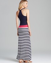 Thumbnail for your product : Red Haute Maxi Dress - Striped Gathered Back
