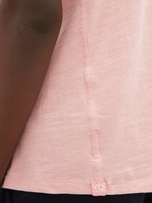 Rag & Bone Slubbed Cotton-jersey T-shirt - Pink