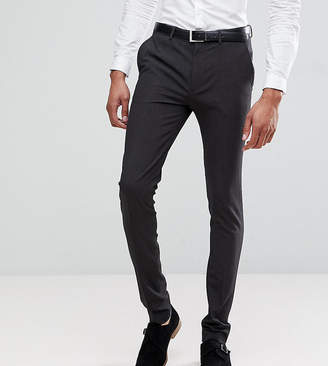 ASOS Design DESIGN Tall super skinny fit suit trousers in charcoal-Grey