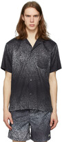 Thumbnail for your product : Bather Black & Grey Gradient Cheetah Camp Shirt