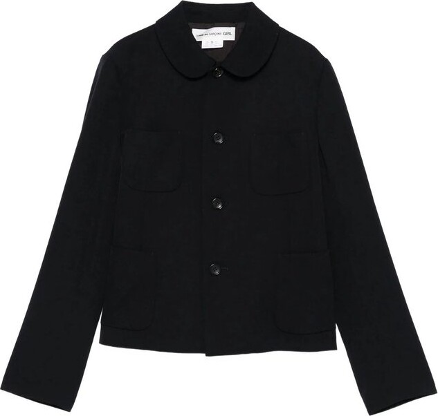 COMME DES GARÇONS GIRL Peter-Pan Collar Buttoned Cardigan
