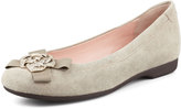 Thumbnail for your product : Taryn Rose Bunny Sparkle Ballerina Flat, Camel