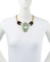 Thumbnail for your product : Lulu Frost Moderne Enamel & Crystal Bib Necklace