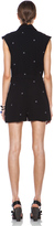 Thumbnail for your product : Opening Ceremony Daisy Crepe Tie Jumper in Black