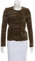 Thumbnail for your product : Etoile Isabel Marant Bouclé Fringe-Trimmed Jacket