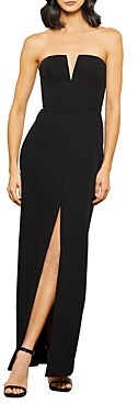 bcbgmaxazria strapless gown