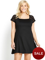 Thumbnail for your product : So Fabulous! So Fabulous Lace Sleeve A-Line Dress
