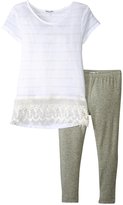 Thumbnail for your product : Splendid Textured Jersey Set (Toddler/Kid) - Off White - 3T