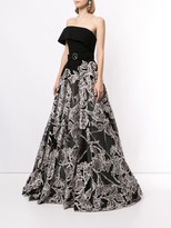 Thumbnail for your product : Saiid Kobeisy One-Shoulder Flared Dress