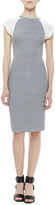 Thumbnail for your product : Yigal Azrouel Cut25 by Fitted Techno Honeycomb Dress