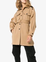 Thumbnail for your product : See by Chloe Belted Single Breasted Coat