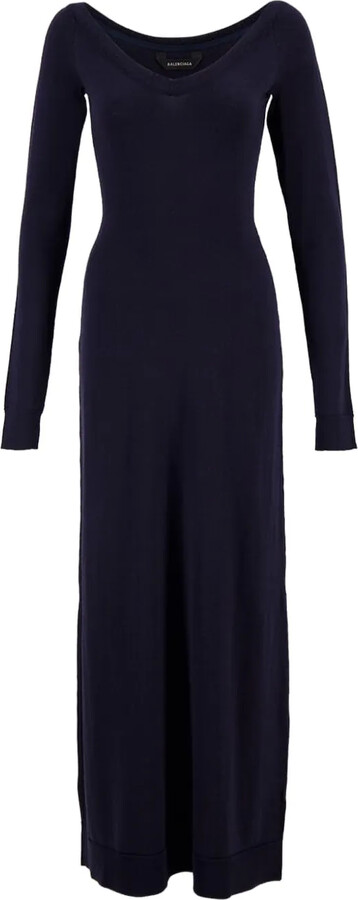 Balenciaga Wool-Blend Dress