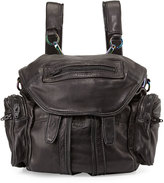 Thumbnail for your product : Alexander Wang Mini Marti Washed Leather Backpack, Black