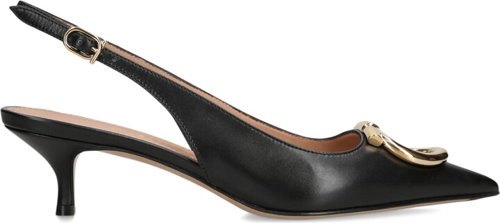 Ferragamo Vara Manta Leather Pump - ShopStyle