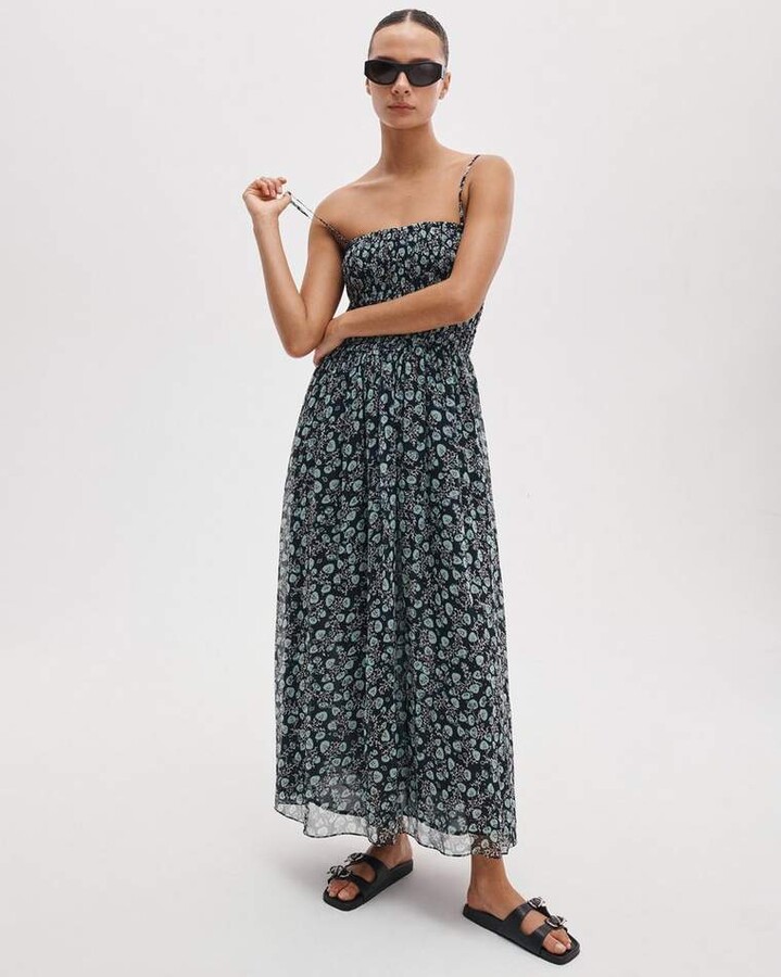 Hallie Strapless Floral Dress