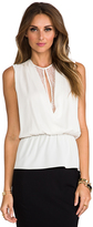 Thumbnail for your product : Robert Rodriguez Lace Illusion Top