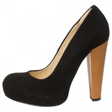 Thumbnail for your product : Carven Black Suede Heels