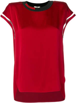 Fendi cut-detail sleeve blouse