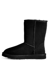 Thumbnail for your product : UGG Suede Classic Short Boots in Black