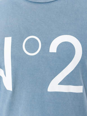 No.21 'No.21' print T-shirt