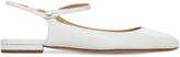 Thumbnail for your product : Francesco Russo 10mm Leather Mary Jane Ballerinas
