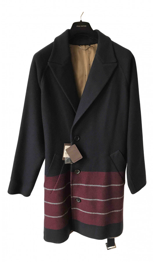 Louis Vuitton navy Cashmere Coats - ShopStyle Outerwear