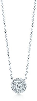 Tiffany & Co. Soleste pendant in platinum with round brilliant diamonds