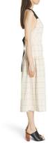 Thumbnail for your product : Sea Jacques X-Factor Grid Linen Dress