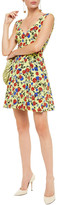 Thumbnail for your product : Emilia Wickstead Riona Pleated Floral-print Silk Crepe De Chine Mini Dress