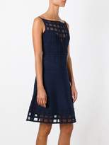 Thumbnail for your product : Herve Leger sheer detail flared dress