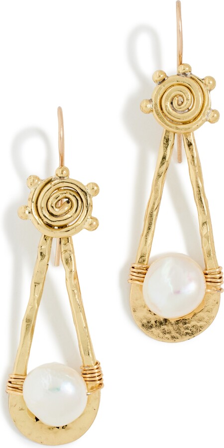 Ulla Johnson Hand Hammered Chain Earrings ShopStyle