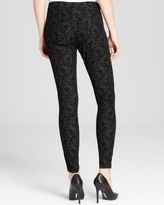 Thumbnail for your product : Hue Flocked Brocade Leggings
