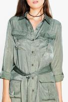 Thumbnail for your product : boohoo Joanie Utility Pocket Shirt Dress
