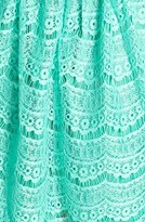 Thumbnail for your product : En Crème Eyelash Lace Skater Dress (Juniors)