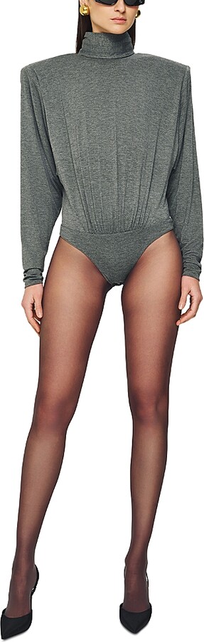 Ronny Kobo Bri Shoulder Pads Bodysuit