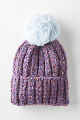 Anthropologie Pick-A-Pom Marled Beanie Base By in Assorted