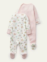 Thumbnail for your product : Organic Twin Pack Sleepsuit