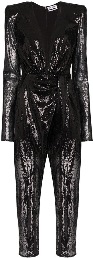 sequin embellished jumpsuit