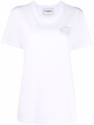 Iceberg embroidered-logo cotton T-shirt