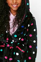 Thumbnail for your product : boohoo Girls Polka Dot Dressing Gown