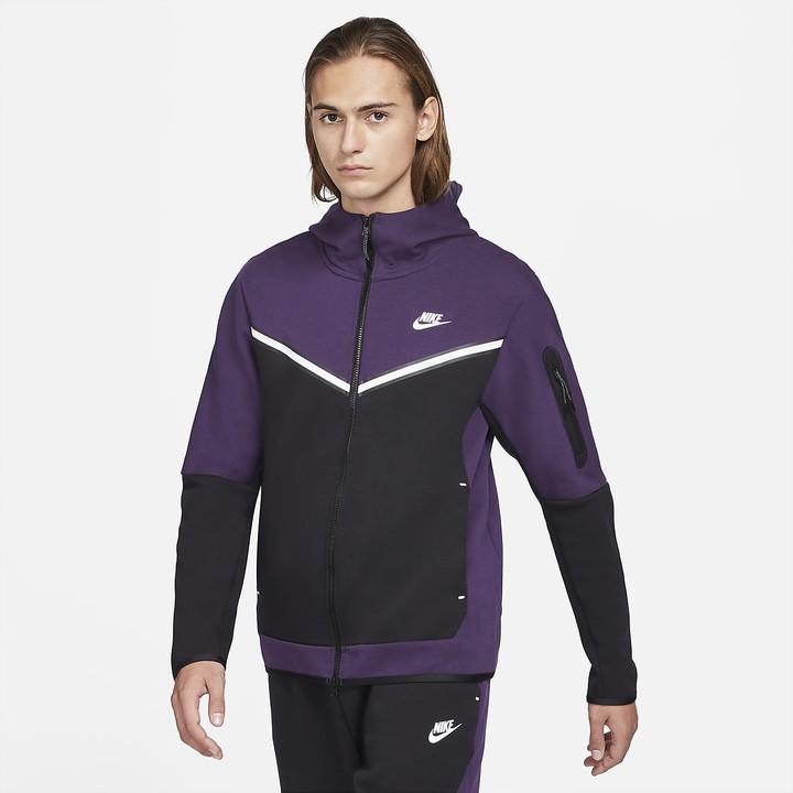 nike hoodie purple mens