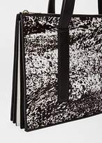 Thumbnail for your product : Women's Black 'Hair On Calf' Front 'Concertina' Small Leather Tote Bag