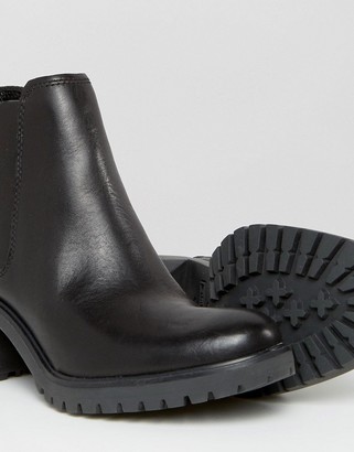 Timberland Black Leather Averly Chelsea Boot