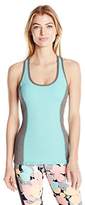 Thumbnail for your product : Trina Turk Recreation Women's Color Block Tank Top with Removable Cups and Cut Out Back Detail