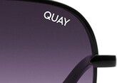 Thumbnail for your product : Quay High Key 64mm Oversize Aviator Sunglasses