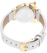 Thumbnail for your product : Geneva Platinum Women's Elf Face Leather Strap Watch