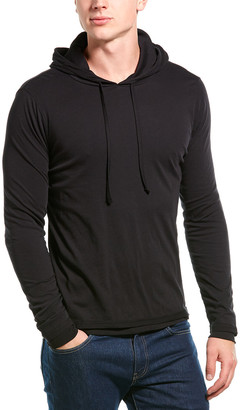 vince double layer hoodie