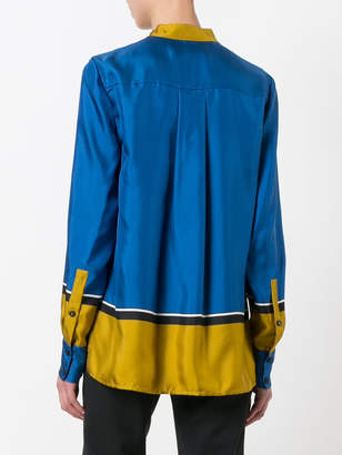 Diane von Furstenberg colour-block shirt